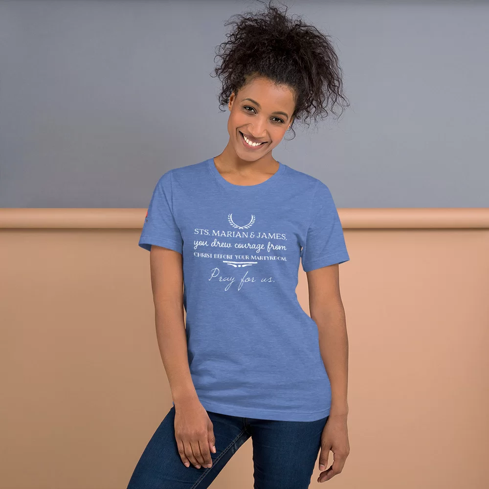Saints Marian and James Catholic Shirt - Image 15