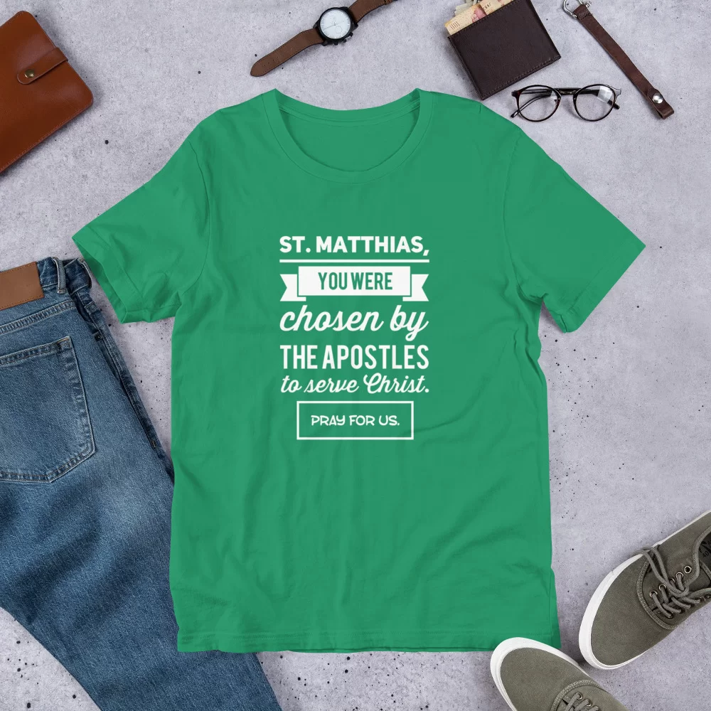 Saint Matthias Catholic Shirt - Image 7