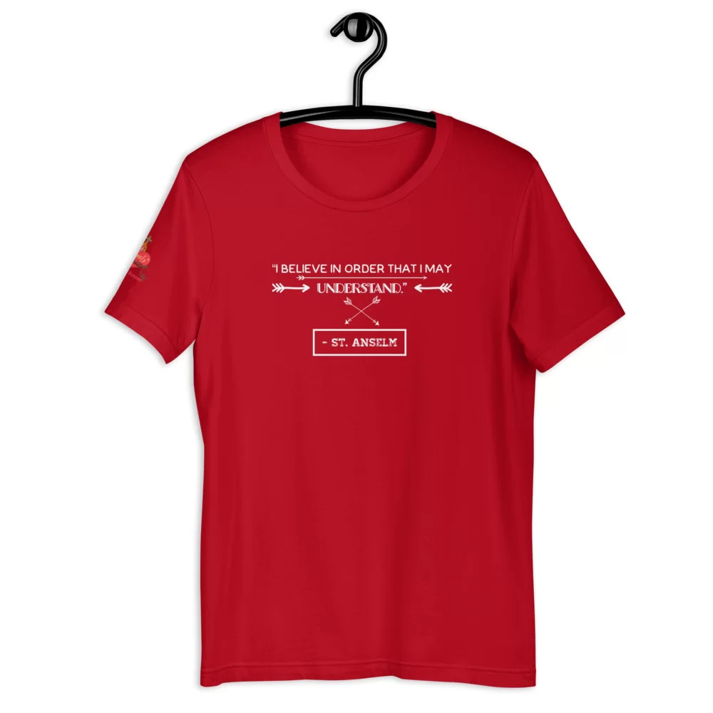 Saint Anselm Catholic T Shirt - Image 3
