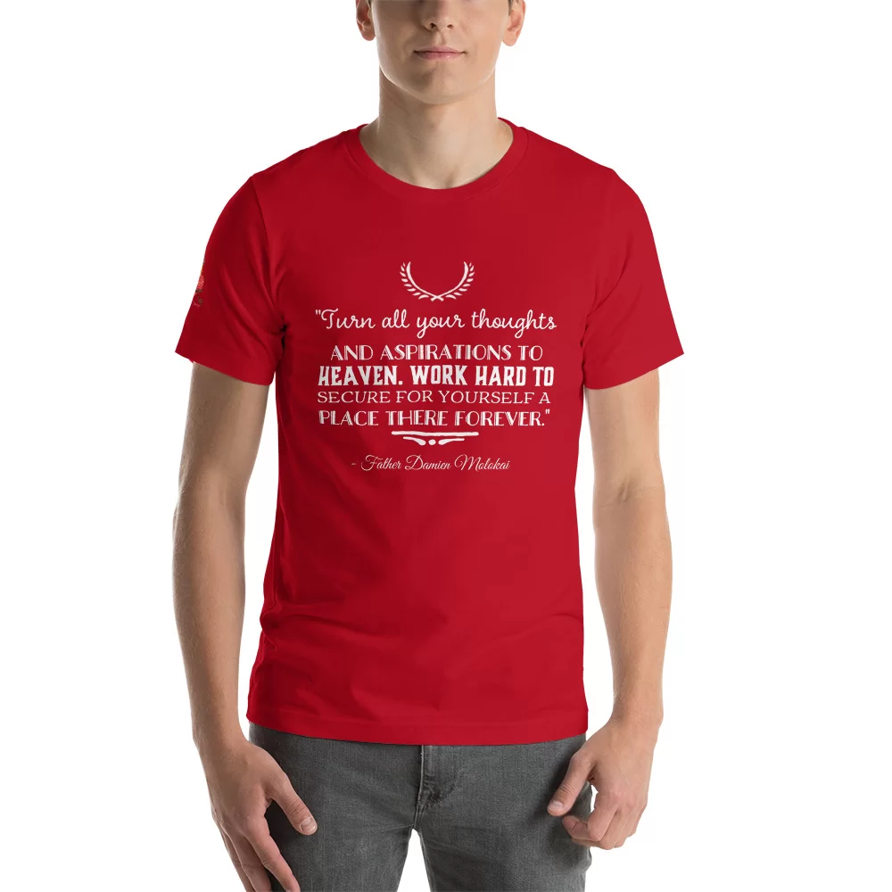 Saint Damien Molokai Catholic Shirt - Image 5