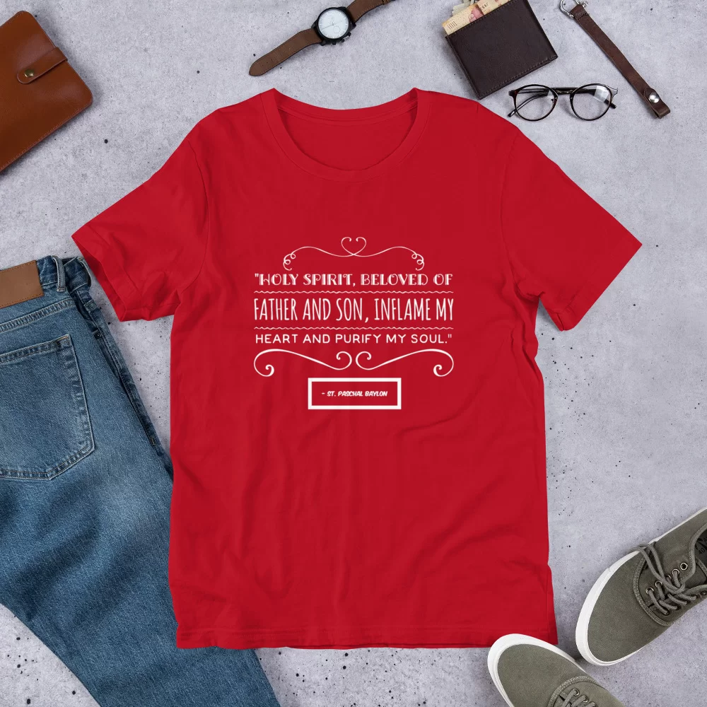 Saint Paschal Baylon Catholic Shirt - Image 3