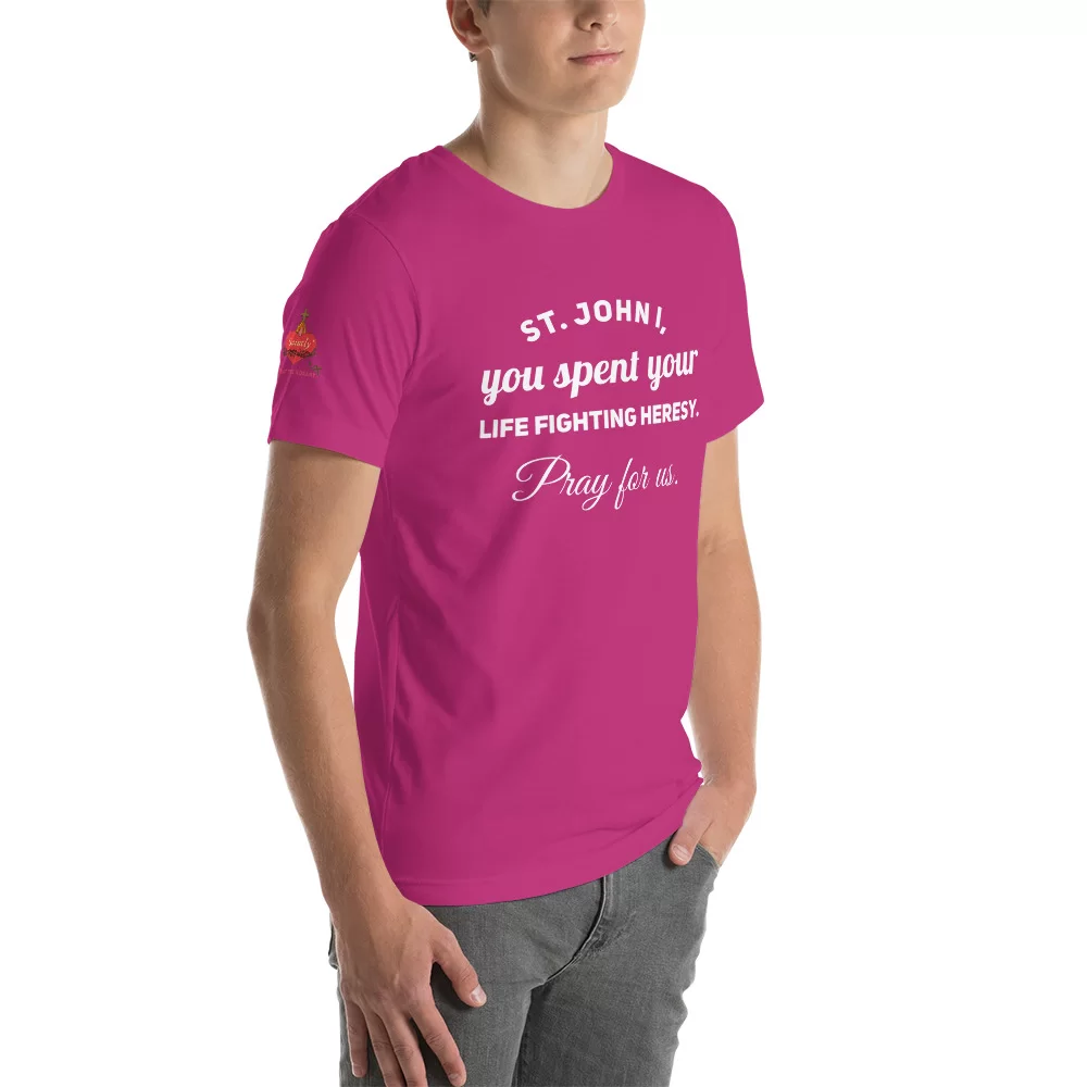 Pope Saint John I Catholic Shirt - Image 13