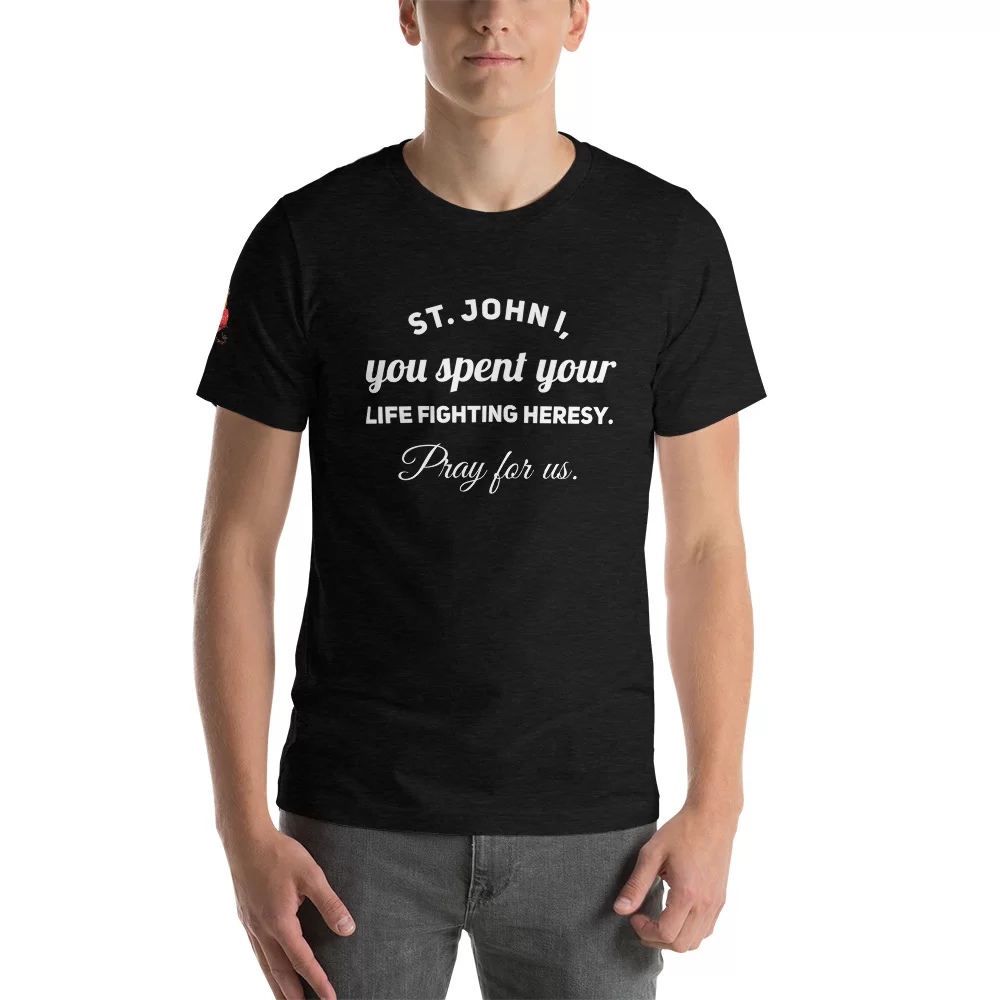 Pope Saint John I Catholic Shirt - Image 2