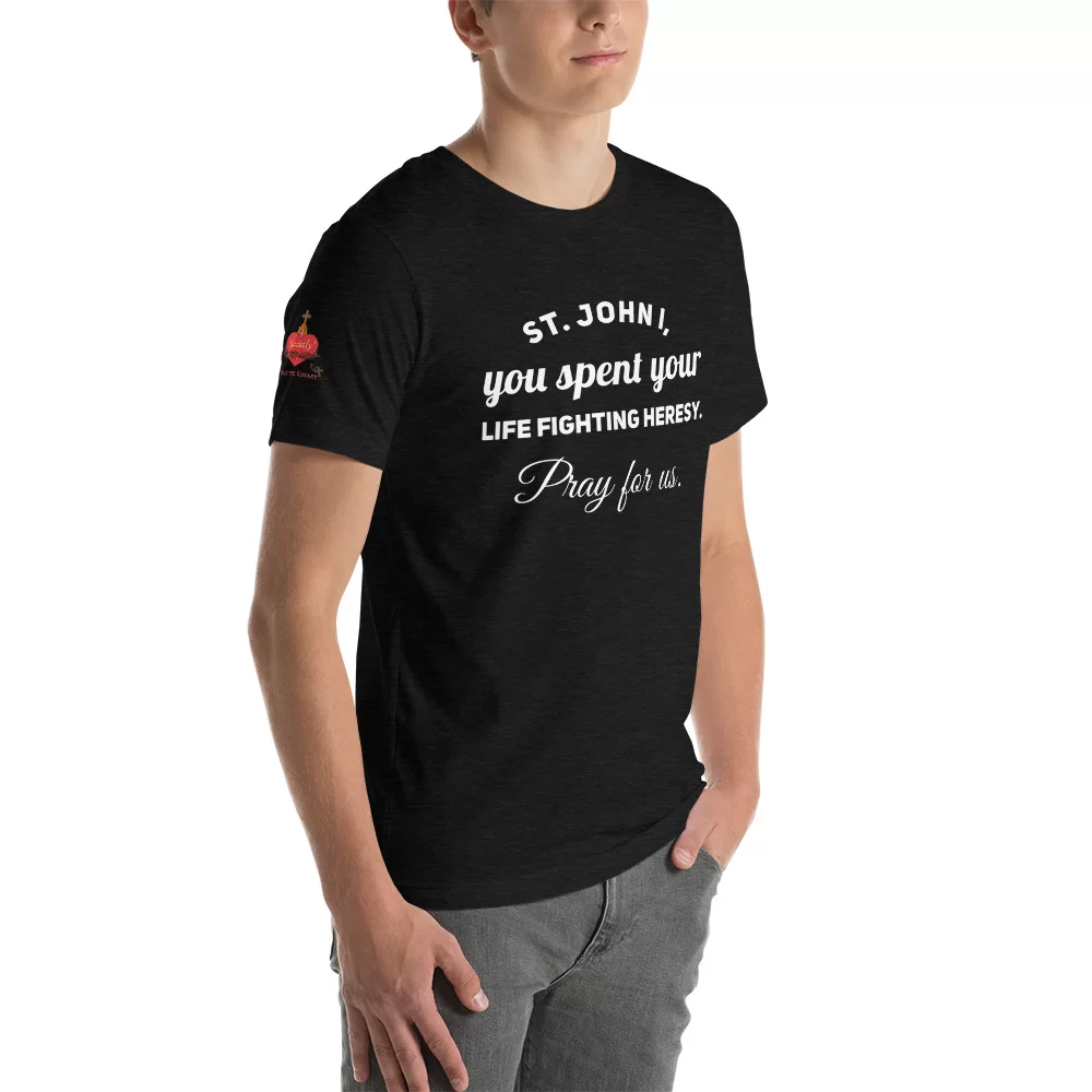 Pope Saint John I Catholic Shirt - Image 4