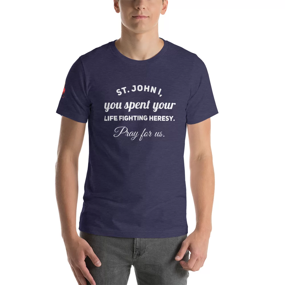 Pope Saint John I Catholic Shirt - Image 8