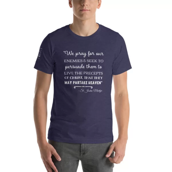 Saint Justin Martyr Catholic Shirt - Image 8