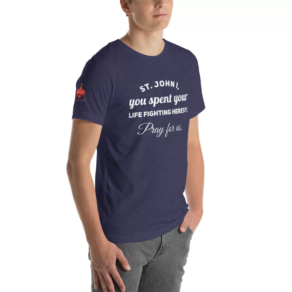 Pope Saint John I Catholic Shirt - Image 10