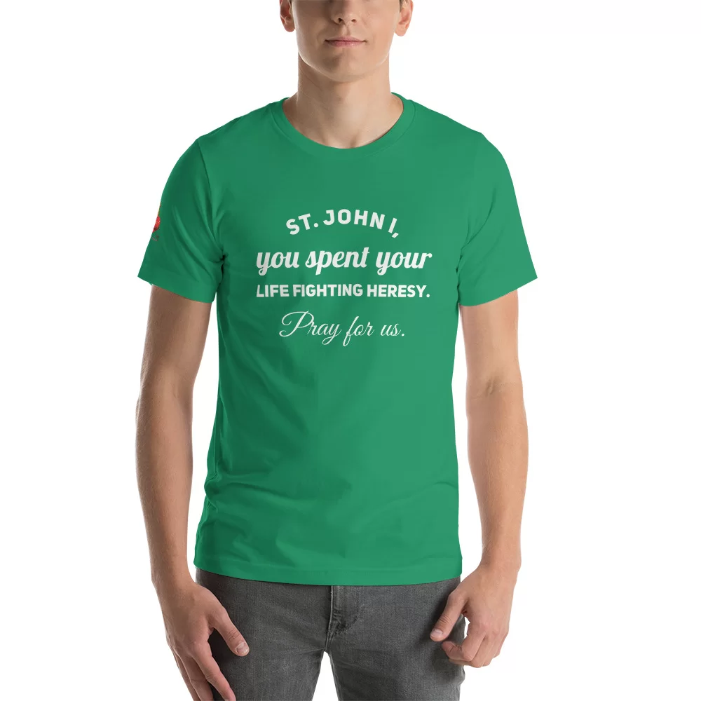Pope Saint John I Catholic Shirt - Image 16