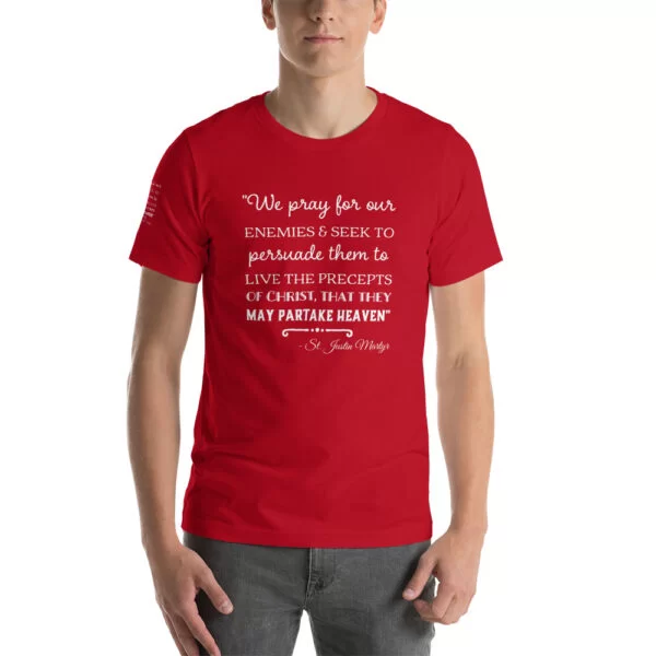 Saint Justin Martyr Catholic Shirt - Image 5