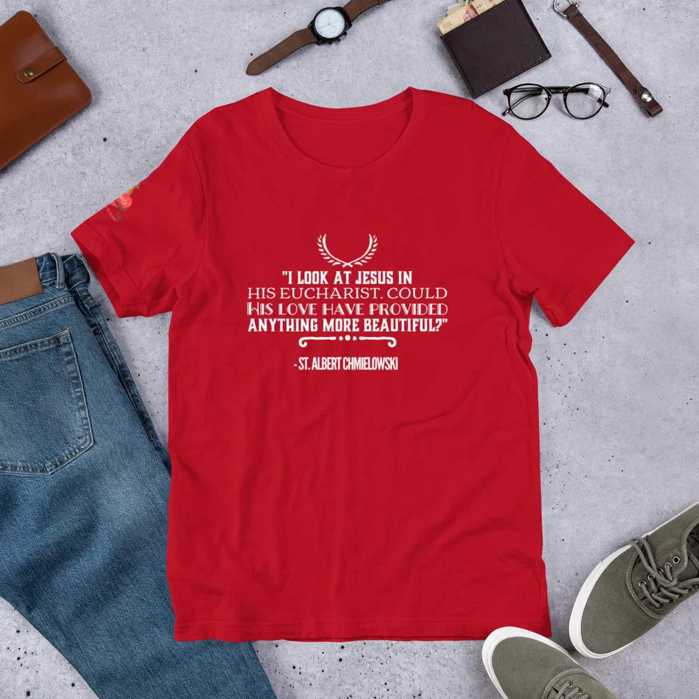 Saint Albert Chmielowski Catholic Shirt - Image 3