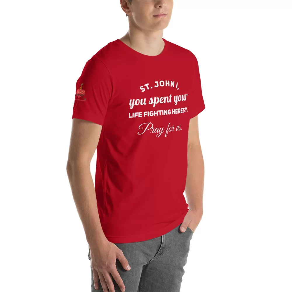 Pope Saint John I Catholic Shirt - Image 7