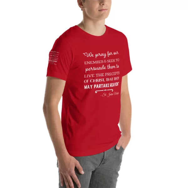 Saint Justin Martyr Catholic Shirt - Image 7