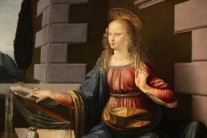 The Annunciation by Leonardo da Vinci 
